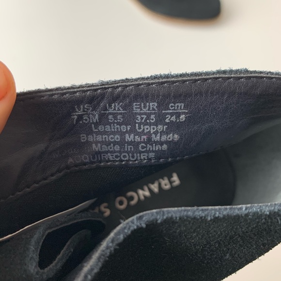 franco sarto wedge booties